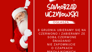 Ogłoszenie samorządu Uczniowskiego - plakat